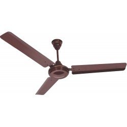 Milltec Hi-Wind Glossy brown Ceiling Fan